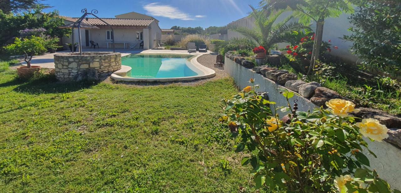 Coquet 2 Pieces Au Calme Avec Piscine Villa Fontvieille Eksteriør bilde